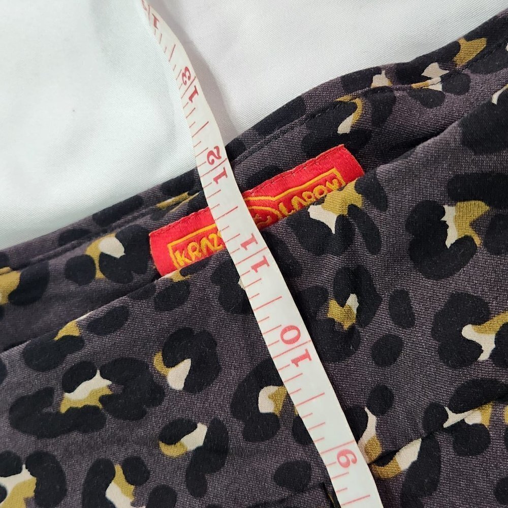 Krazy Larry Pull On Leopard Print Pants Lot A - Picture 3 of 5